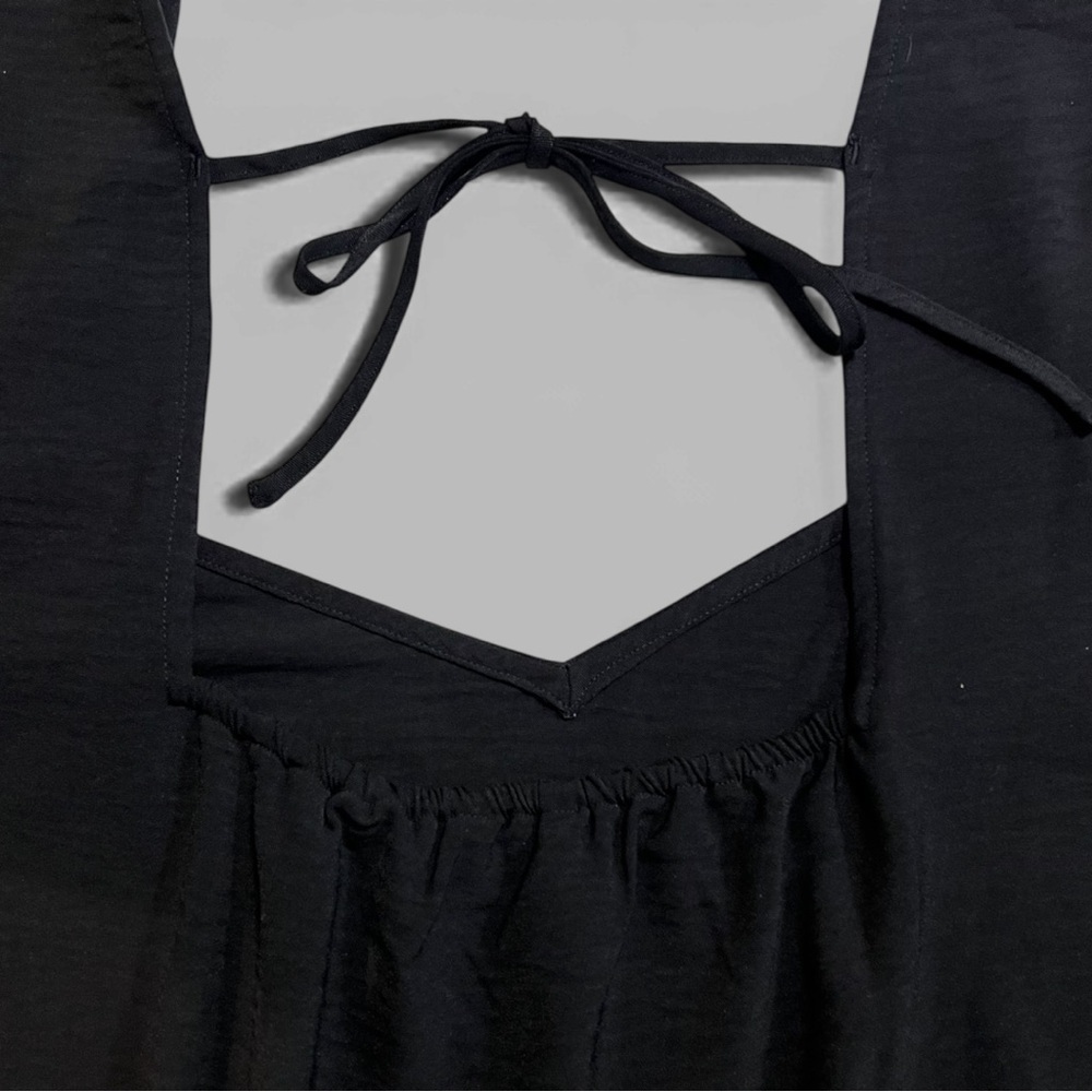 Penningtons Black Flutter Sleeve Blouse - Picture 4 of 4